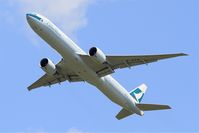 B-KPN @ LFPG - Boeing 777-367ER, Take off rwy 27L, Roissy Charles De Gaulle airport (LFPG-CDG) - by Yves-Q