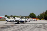 Crystal River Airport (CGC) - Flight Line at Crystal River Airport, Crystal River, FL  - by scotch-canadian